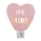 Miss Valentine Pink Ceramic Candy Heart Be Mine Nightlight